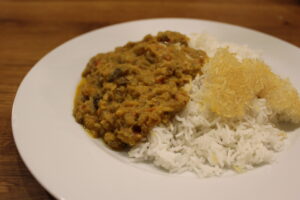 Indisches Auberginen-Curry (Baingan Bharta)