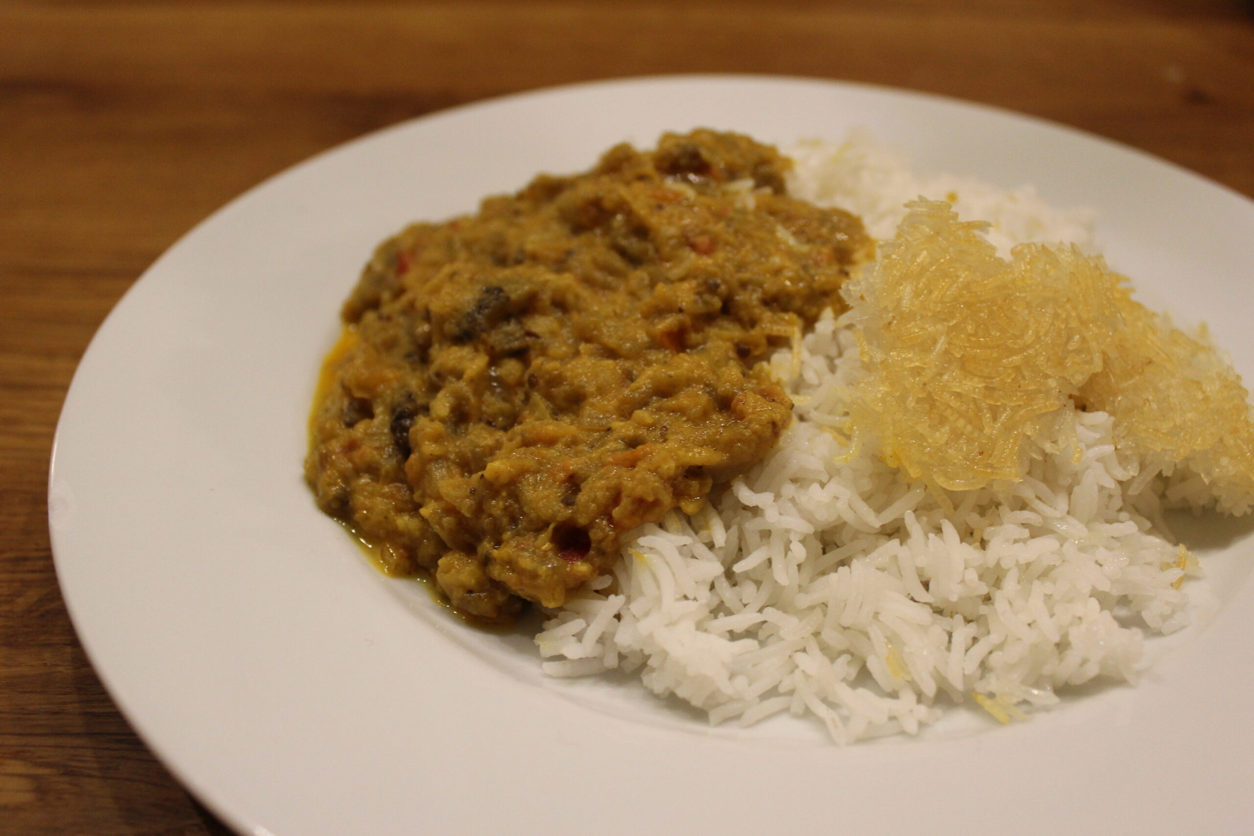 Indisches Auberginen-Curry (Baingan Bharta)