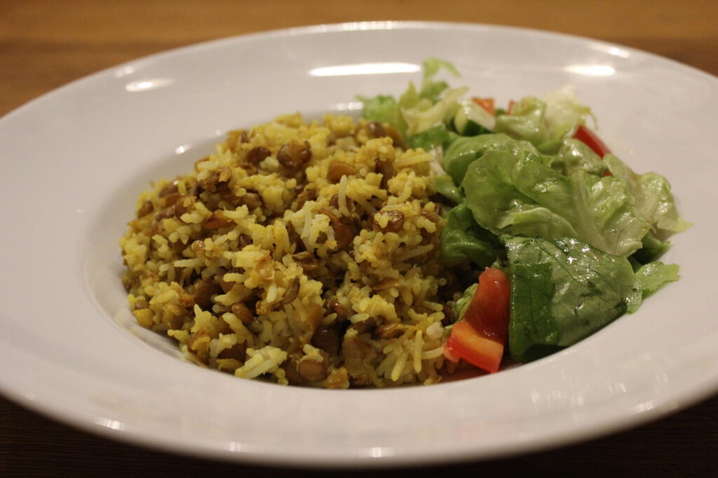 Persischer Linsenreis (Adas-Polo)