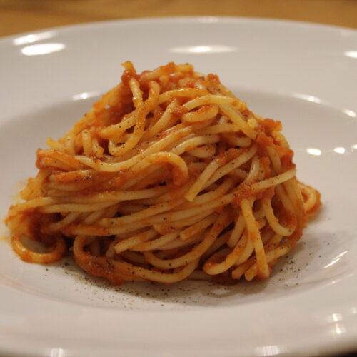 Spaghetti mit Tomatensauce - Die Langsame
